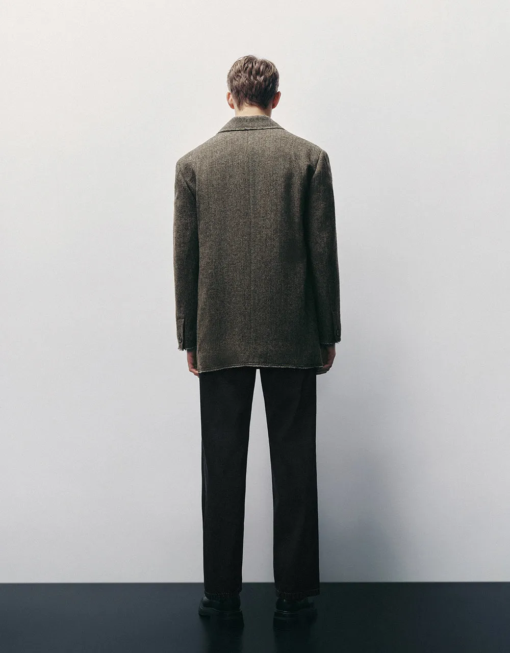 Notch Lapel Tailored Blazer