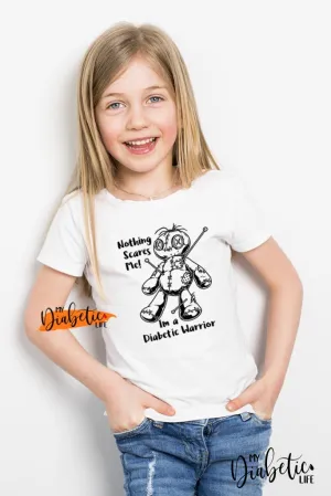Nothing Scares me, I'm a Diabetic Warrior - Colour Me In (Includes Markers) - Unisex T-Shirts