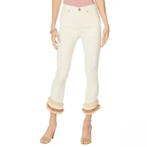 NWT DG2 By Diane Gilman Womens Virtual Stretch Layered Crop Jean. 705384 8