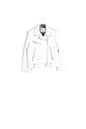 Oversized biker jacket