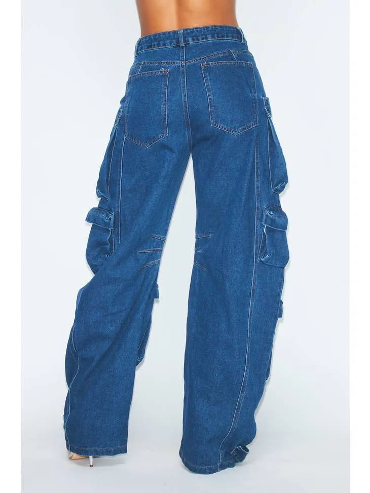 Oversized Cargo Jeans