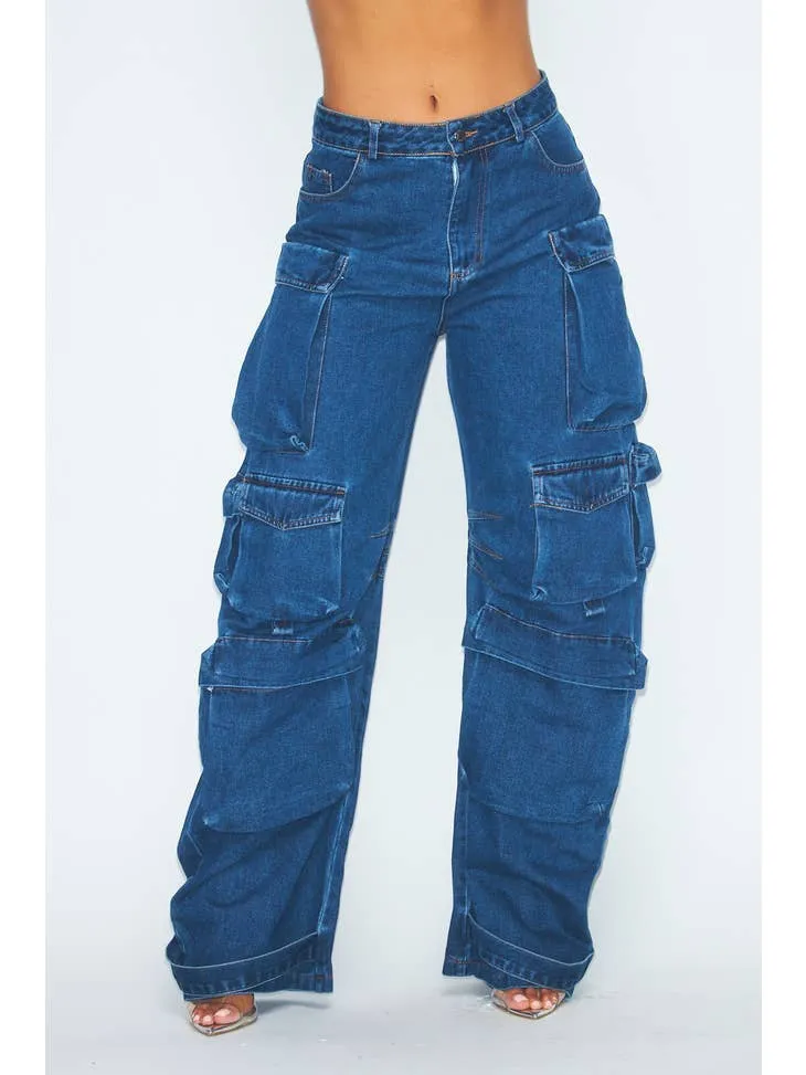 Oversized Cargo Jeans