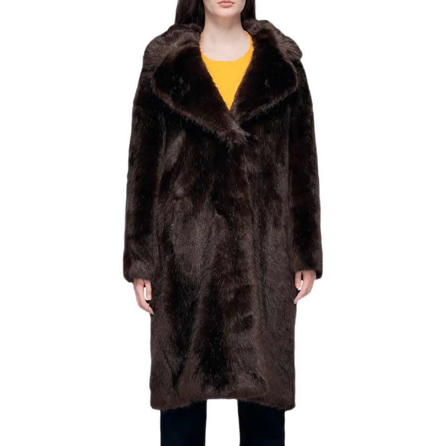 Oversized Drop Shoulder Brown