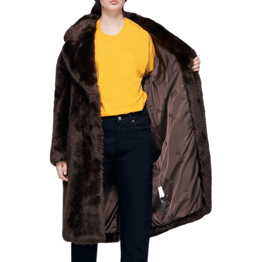 Oversized Drop Shoulder Brown