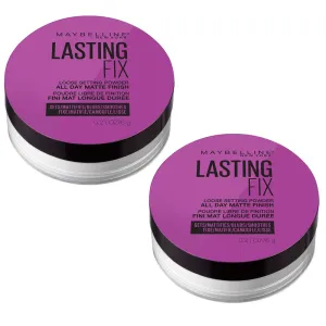 Pack of 2 Maybelline New York Lasting Fix Loose Setting Powder, Translucent