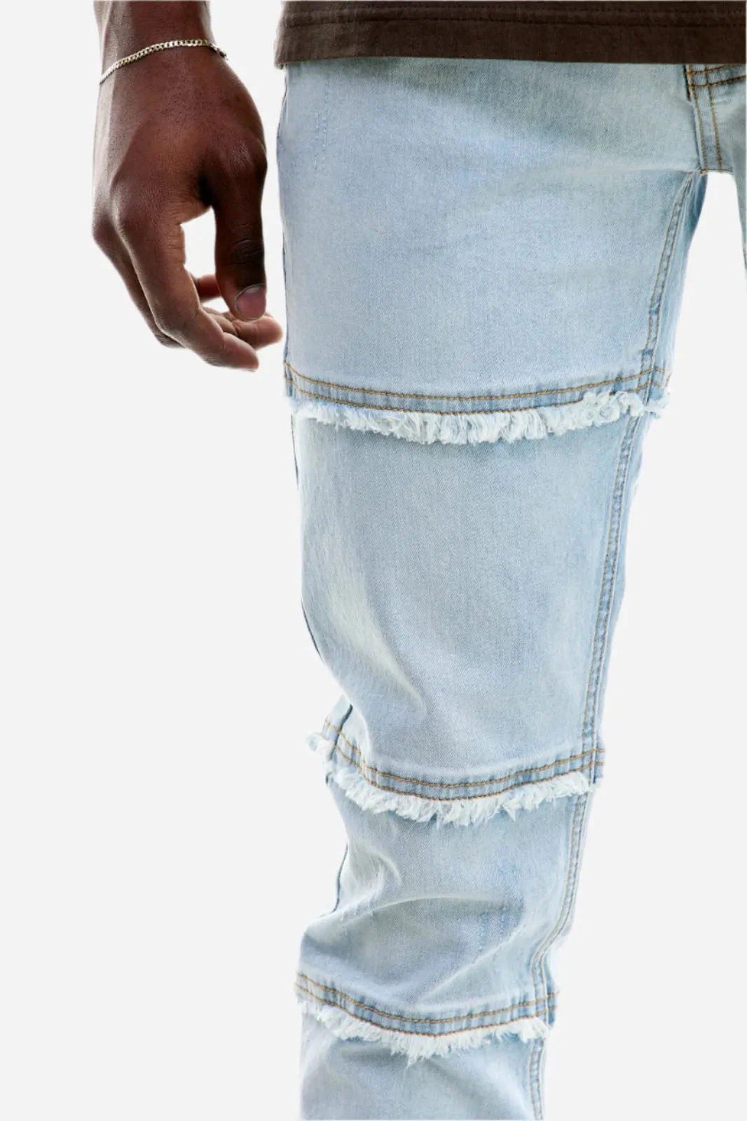 Panelled Jeans - Stacked Skinny Fit