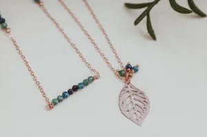 Paraiba Blue Two Necklace Set | As Seen On The Young & The Restless
