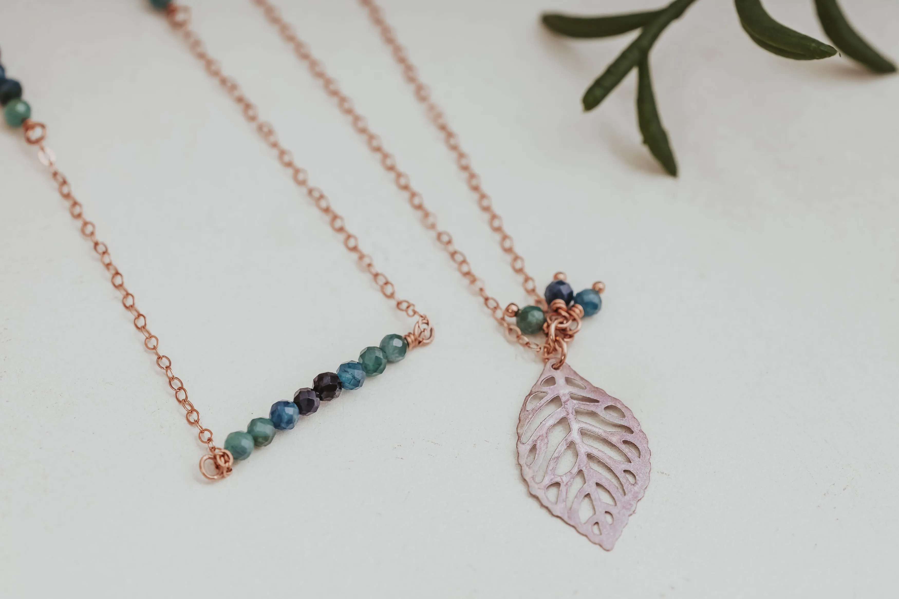 Paraiba Blue Two Necklace Set | As Seen On The Young & The Restless