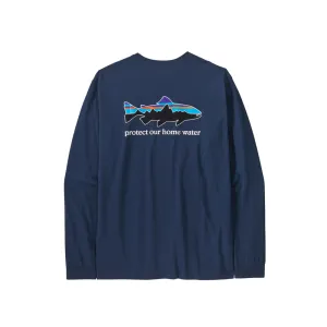 Patagonia M's L/S Home Water Trout Responsibili-Tee