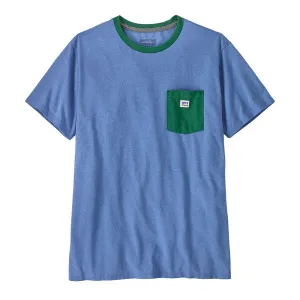 Patagonia - Shop Sticker Pocket Responsibili-Tee - Abundant Blue