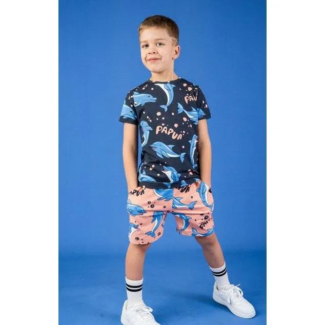 Peach Dolphin Shorts