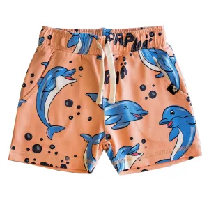Peach Dolphin Shorts