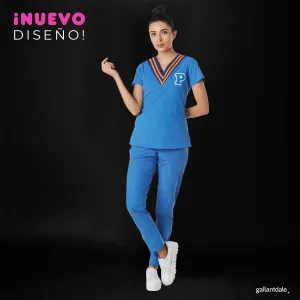 Pijama Quirúrgica de Mujer POCHACCO® modelo Arata