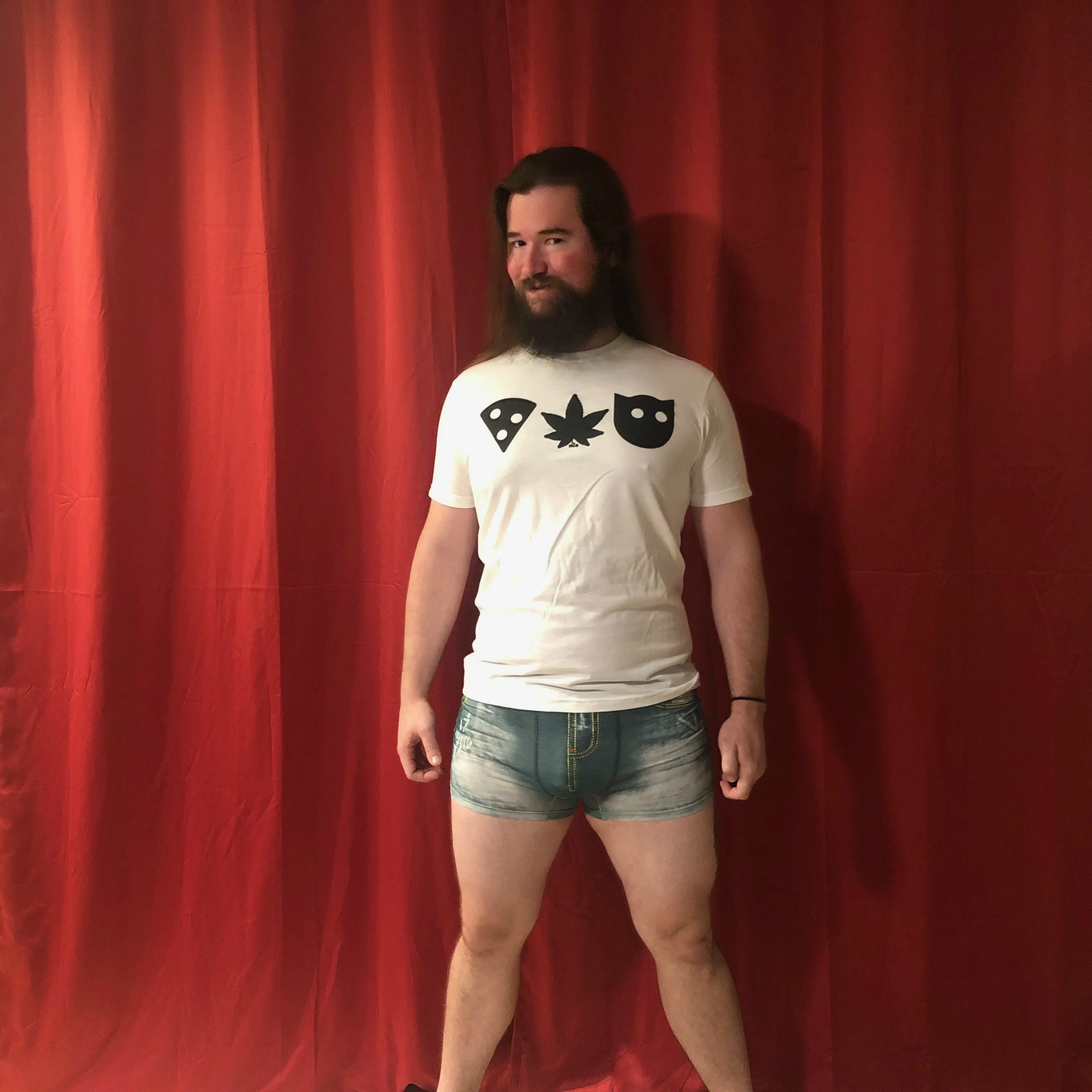 Pizza, Pot and P*ssy T-Shirt - White