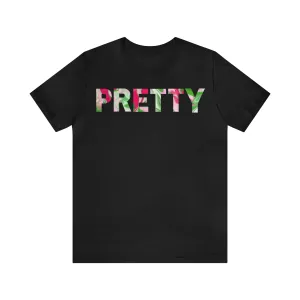 PNK Watercolor Pink & Green Pretty T-shirt