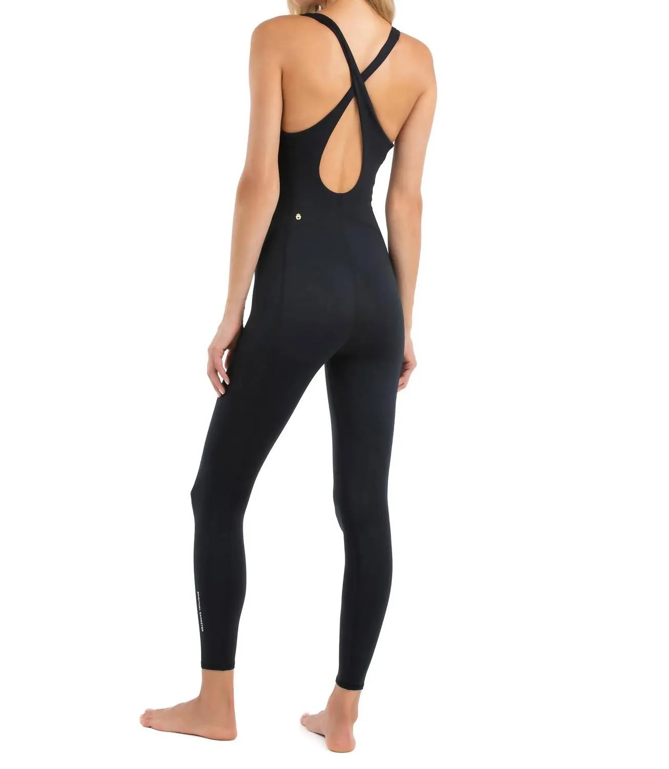Pre-Loved Flaunt Eco Jersey 7/8 Bodysuit In Black