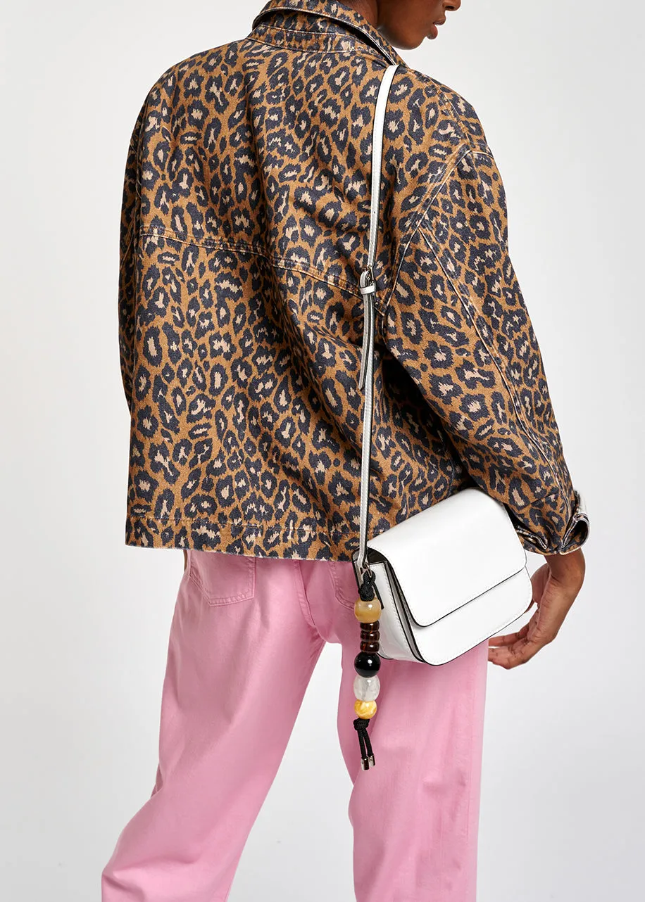 Print denim jacket
