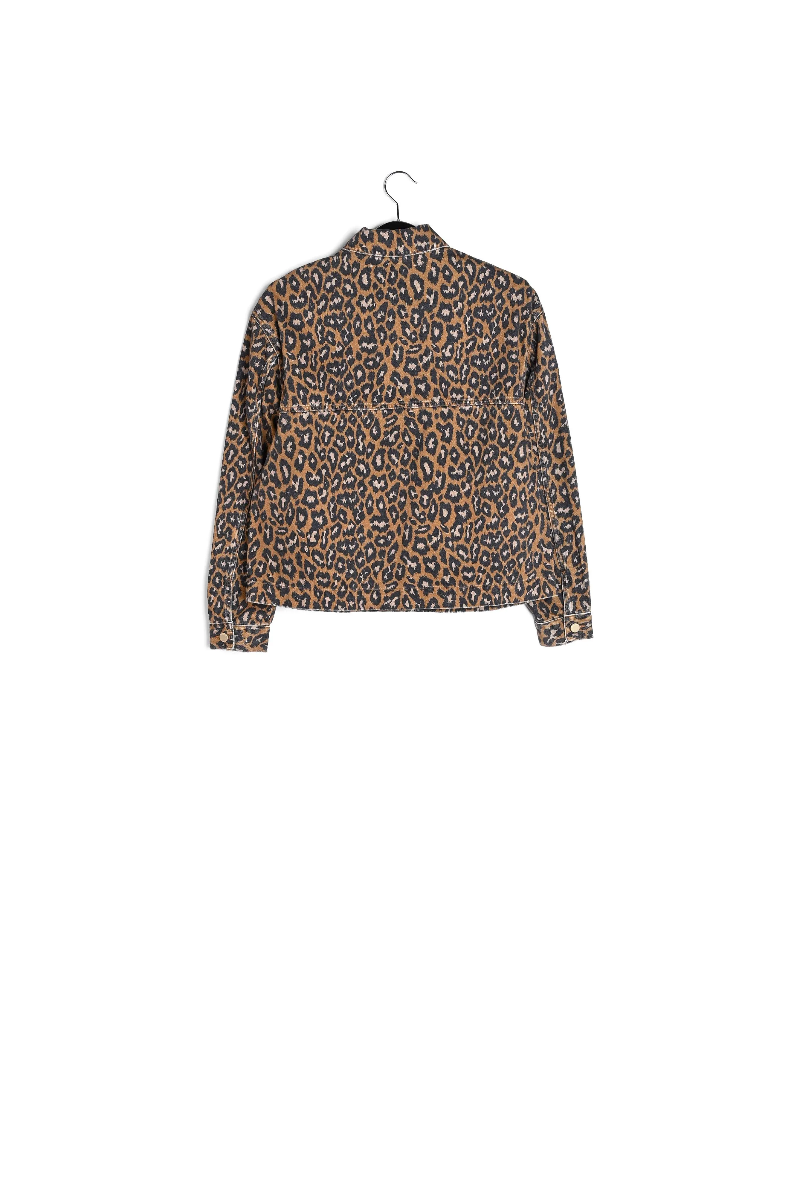 Print denim jacket