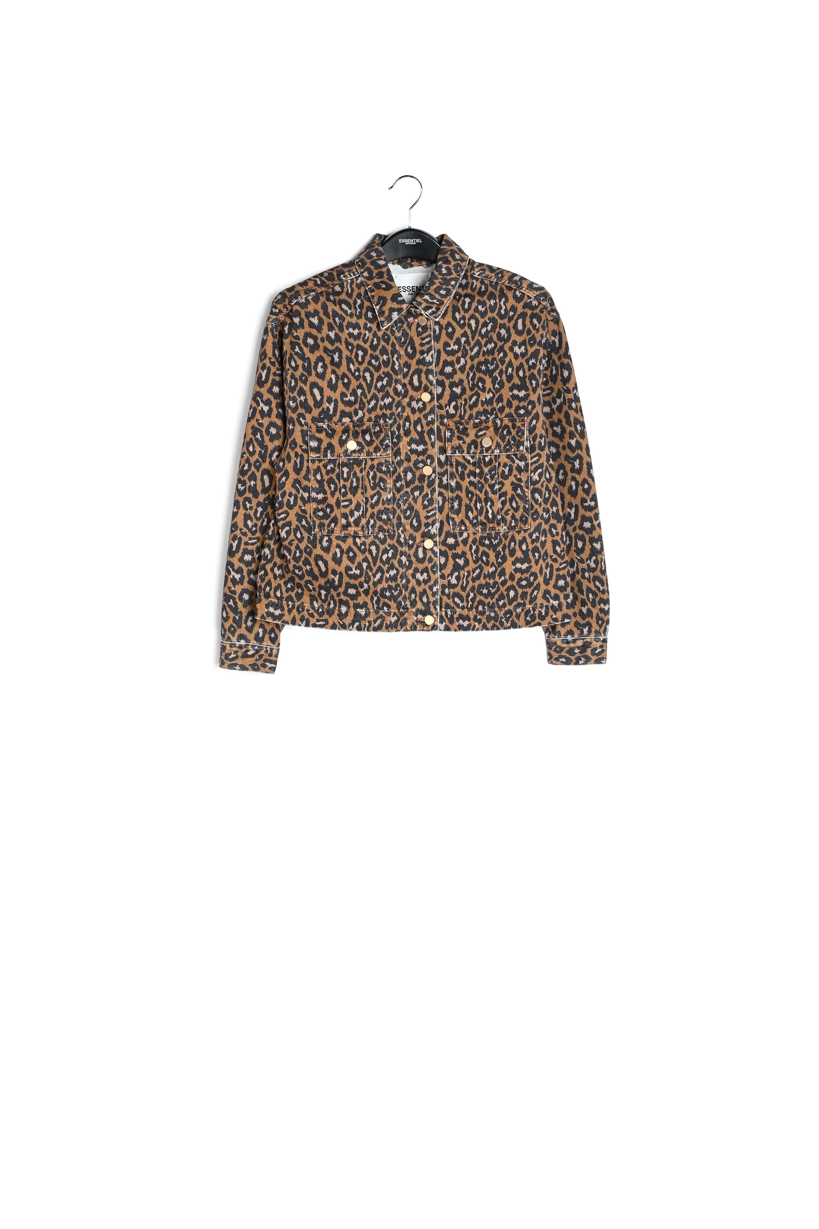 Print denim jacket