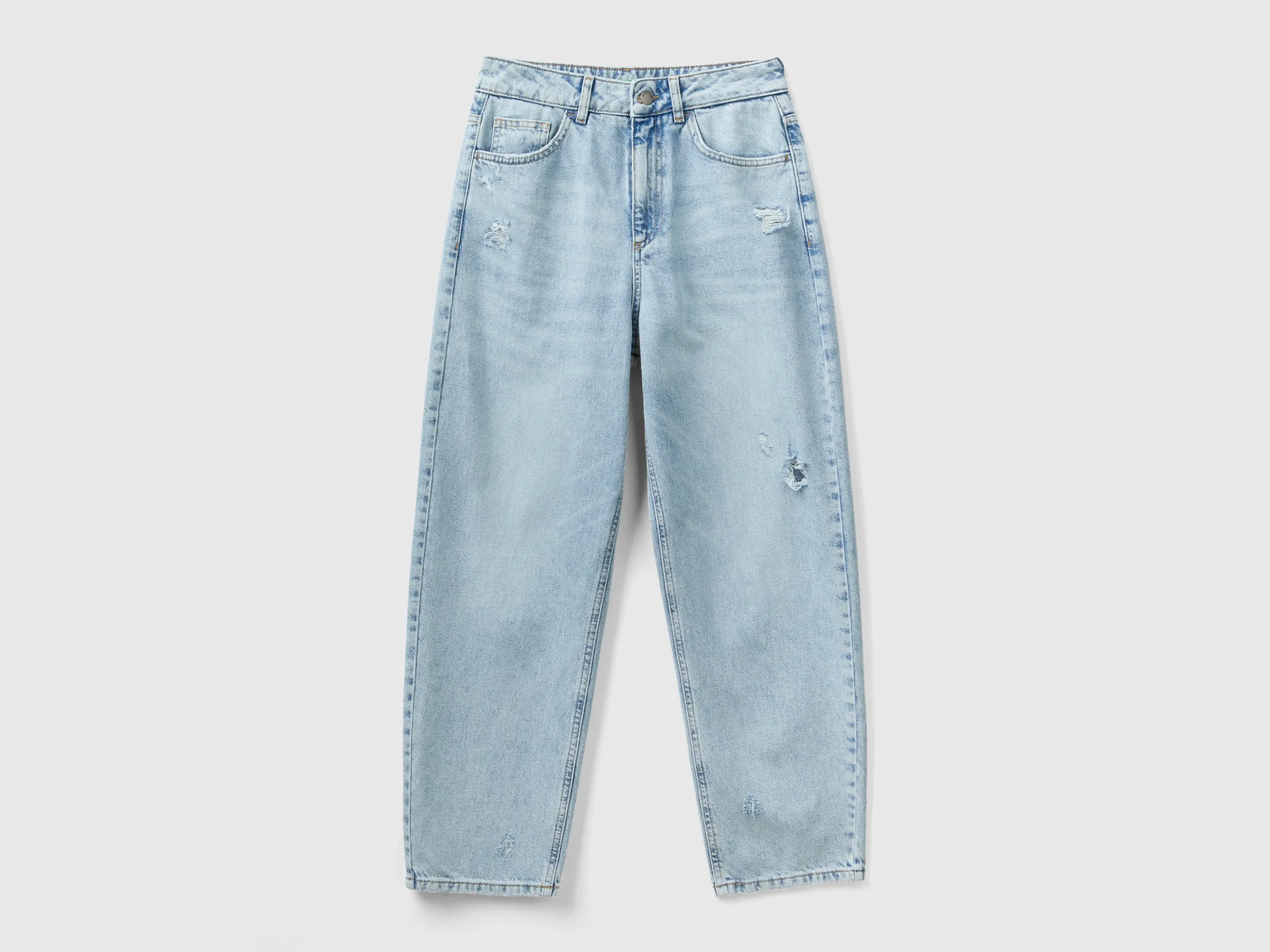 Printed Wide Leg Jeans