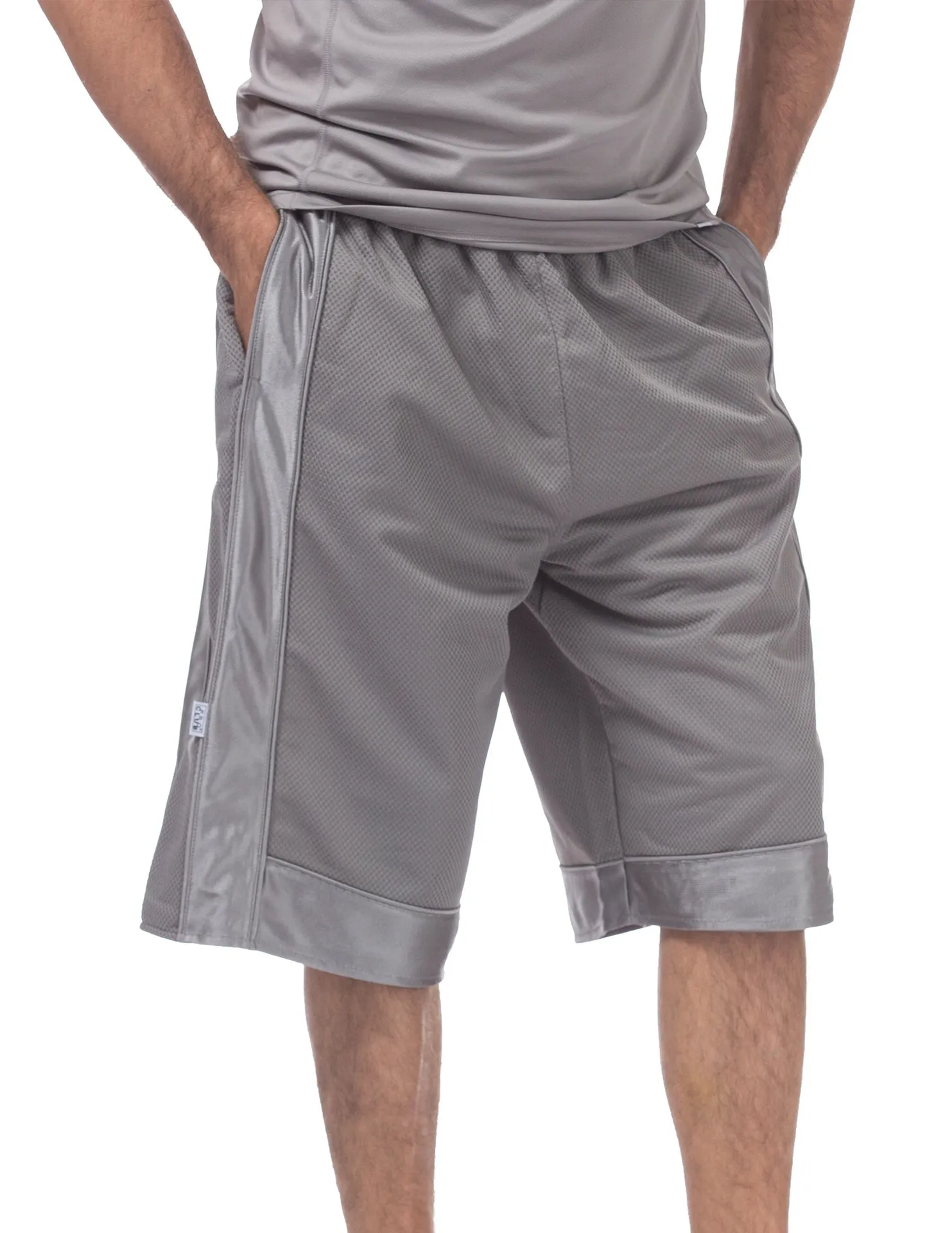 Pro Club Heavyweight Mesh Basketball Shorts - GRAY