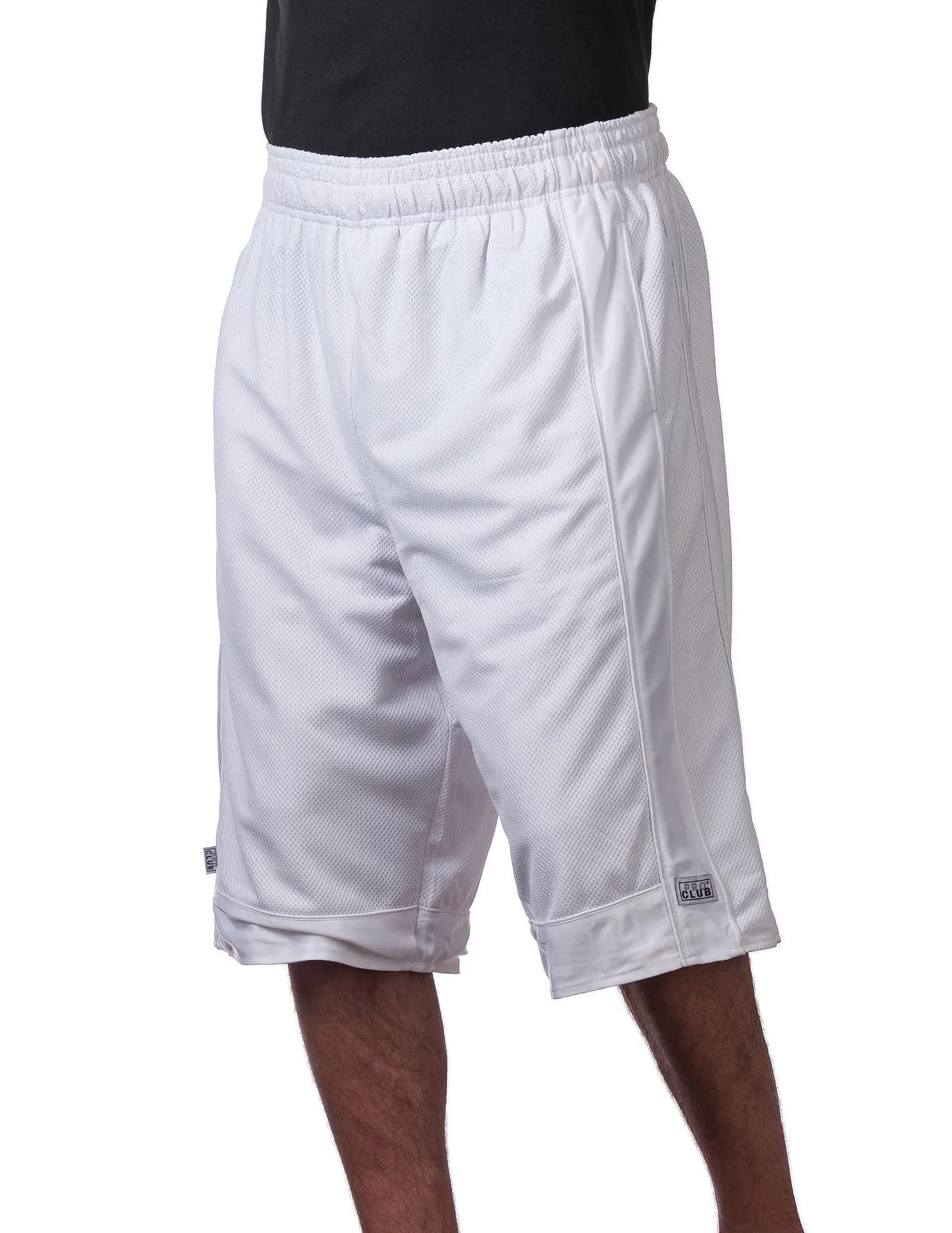 Pro Club Heavyweight Mesh Basketball Shorts - WHITE