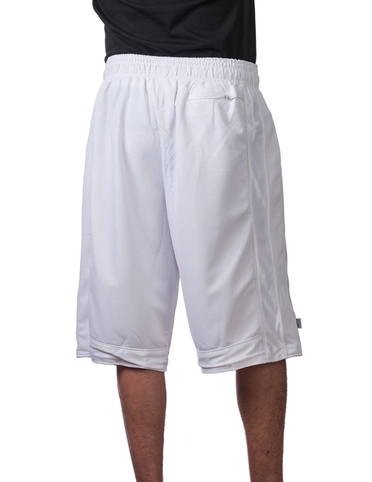 Pro Club Heavyweight Mesh Basketball Shorts - WHITE
