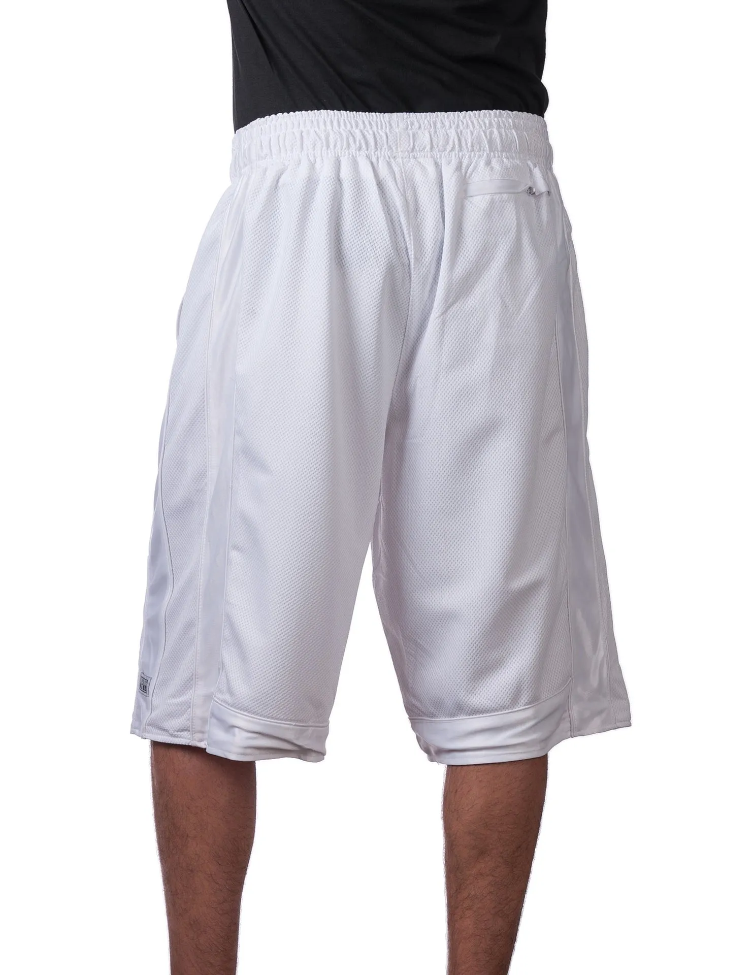Pro Club Heavyweight Mesh Basketball Shorts - WHITE