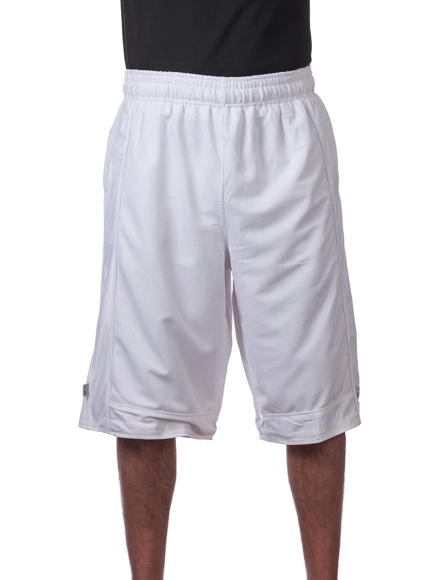 Pro Club Heavyweight Mesh Basketball Shorts - WHITE