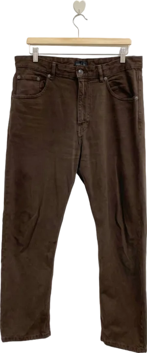 Pull&Bear Brown Black Label Jeans UK Size W34