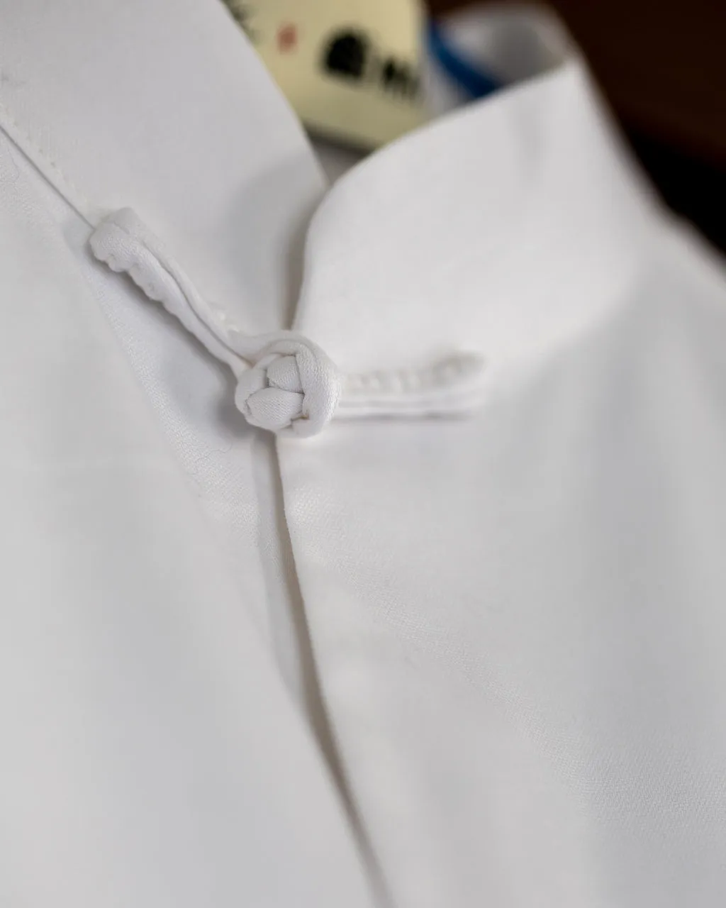 Qipology Cotton Linen Shirt - White