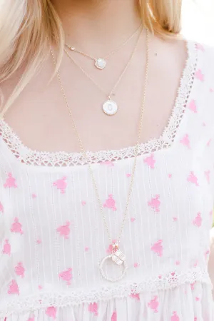 Quatrefoil Double Drop Necklace