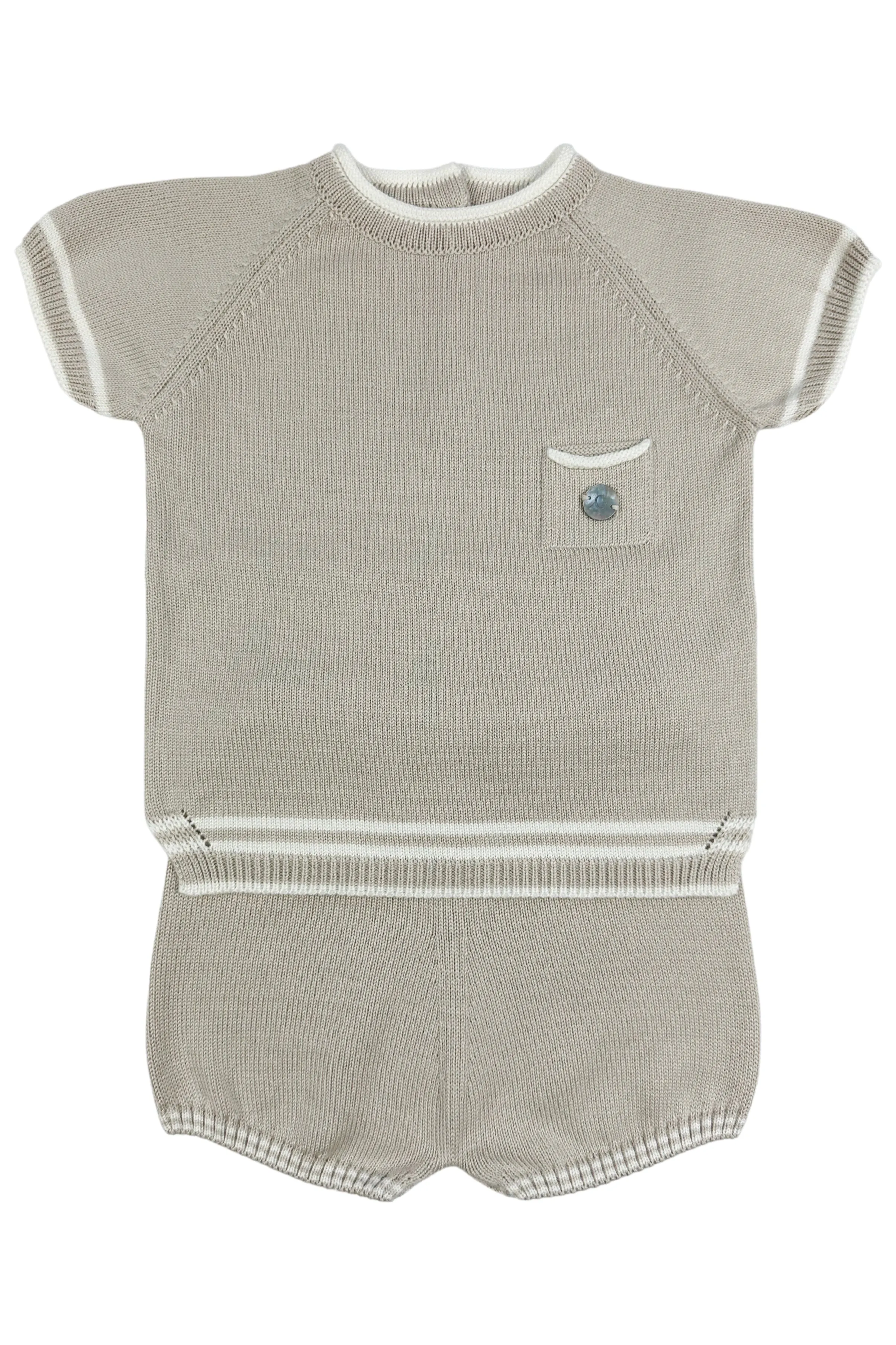 "Kylo" Stone Knit Top & Shorts