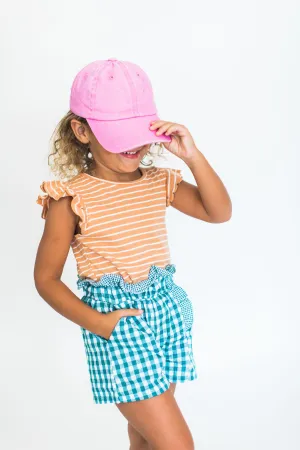 "Selma" Gingham Shorts