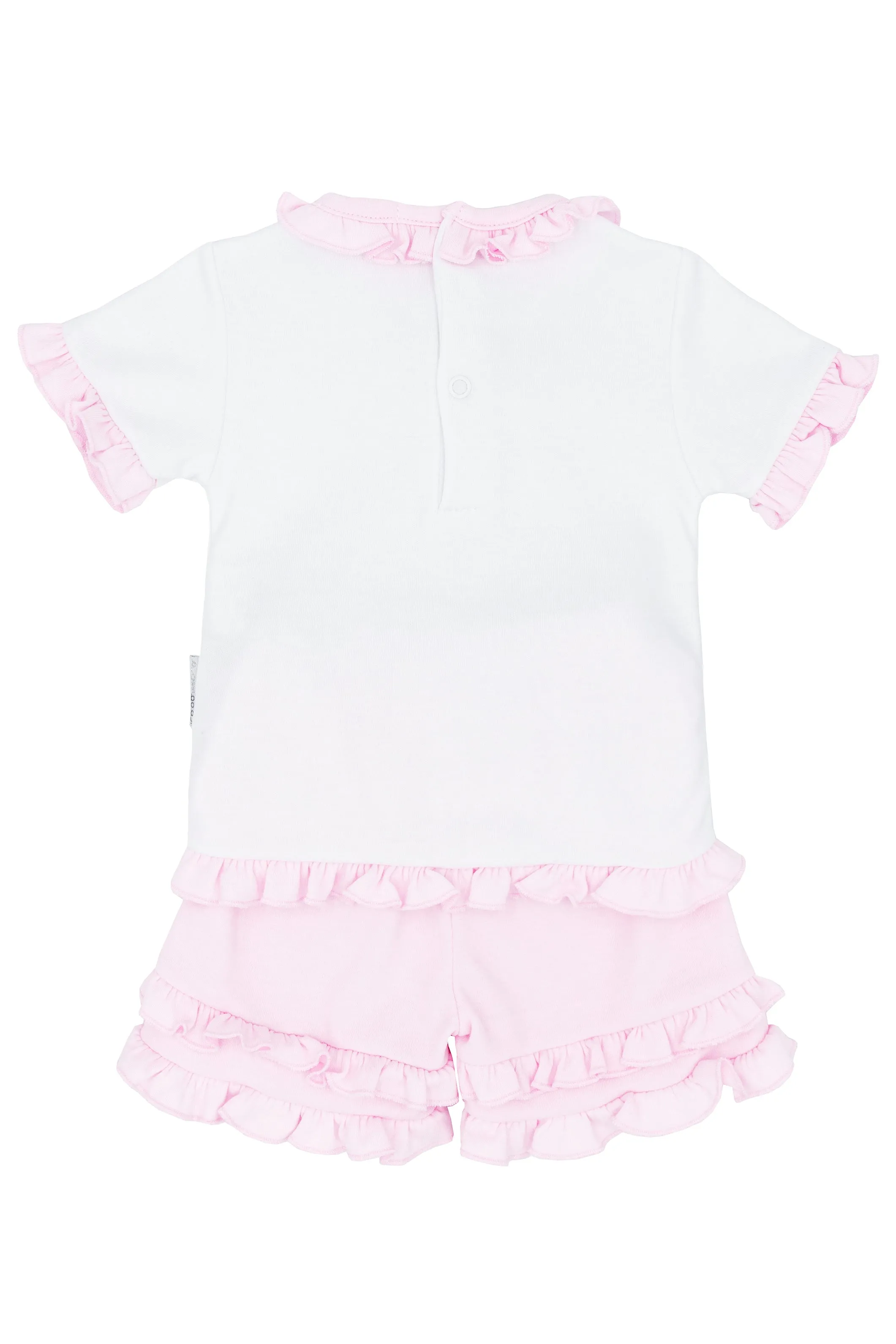 "Talulla" Pink Blouse & Shorts