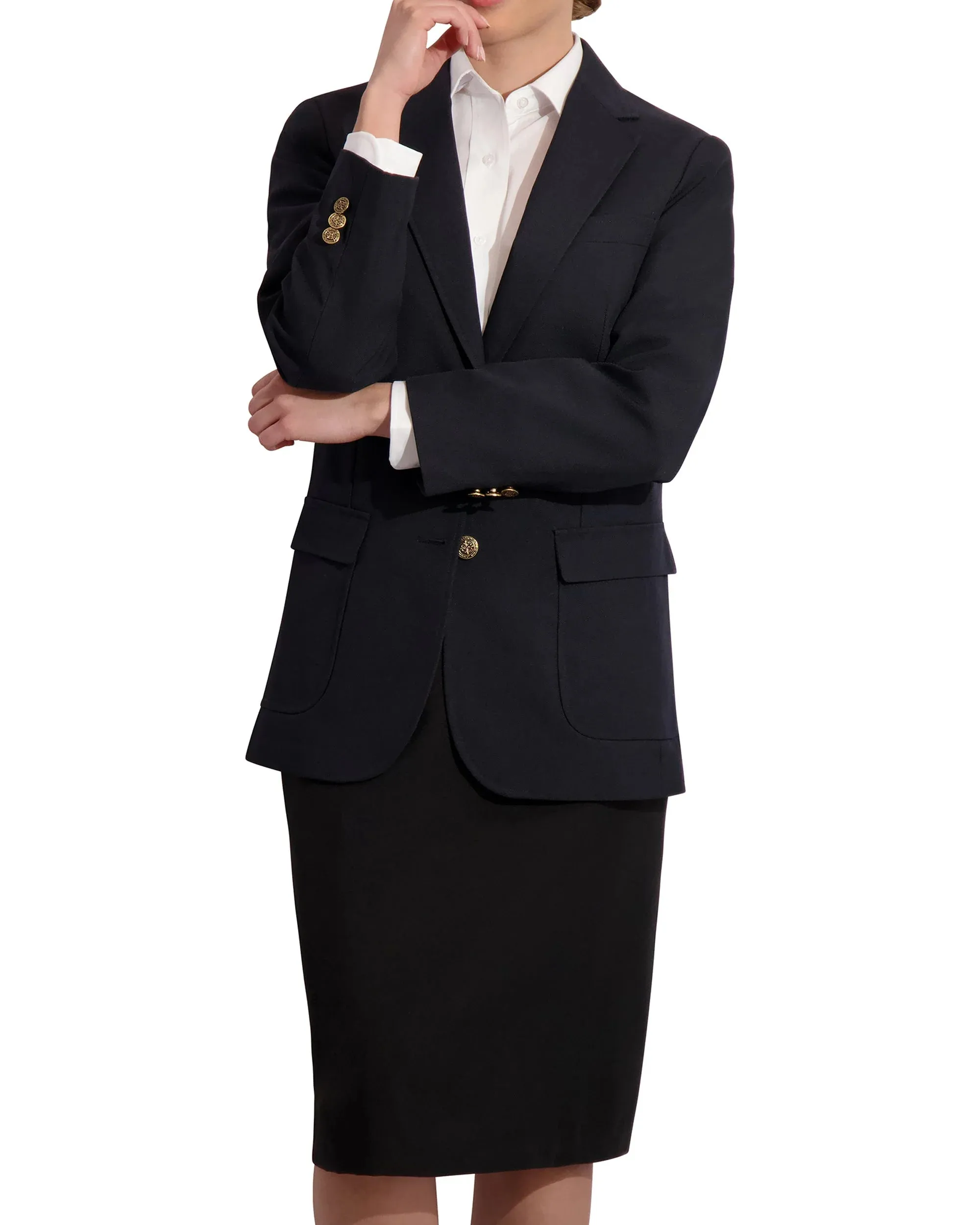 "Veronica" Women's Navy Blazer