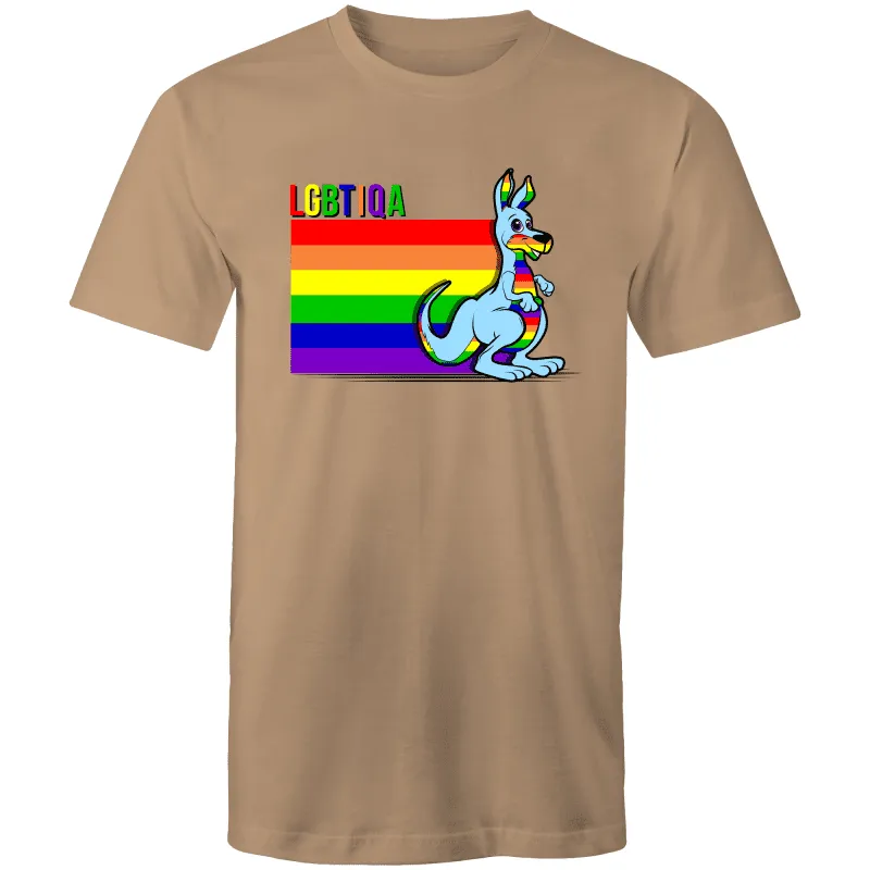 RainbowRoo LGBTIQA Kangaroo T-Shirt Unisex (LG035)