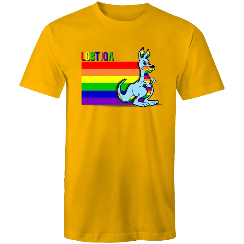 RainbowRoo LGBTIQA Kangaroo T-Shirt Unisex (LG035)