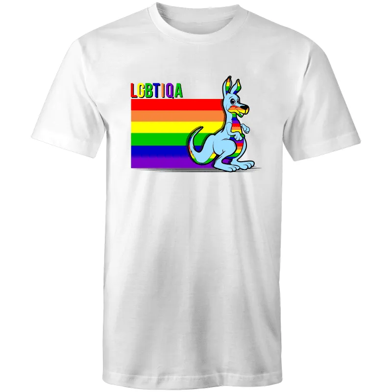 RainbowRoo LGBTIQA Kangaroo T-Shirt Unisex (LG035)