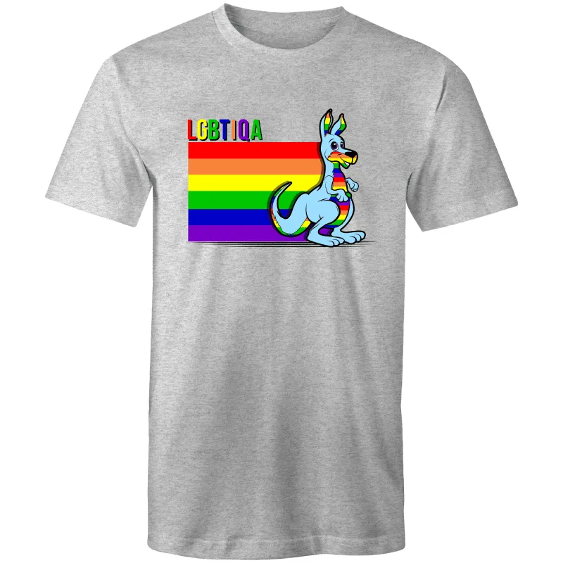 RainbowRoo LGBTIQA Kangaroo T-Shirt Unisex (LG035)
