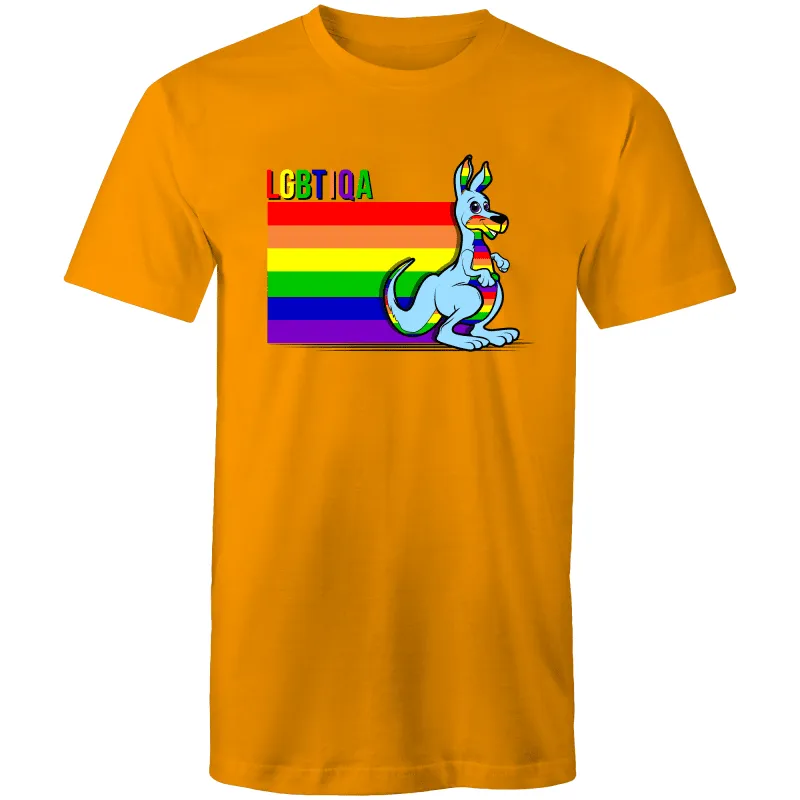 RainbowRoo LGBTIQA Kangaroo T-Shirt Unisex (LG035)
