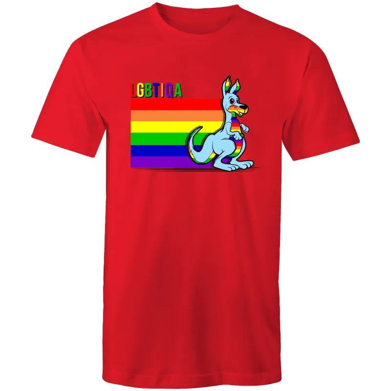RainbowRoo LGBTIQA Kangaroo T-Shirt Unisex (LG035)