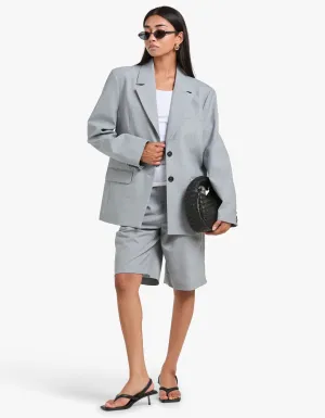 Rebe Blazer - Light Grey