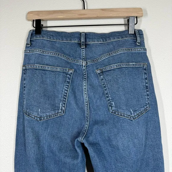 Reformation High &amp; Skinny Jeans Rhine Wash Denim Stretch Women’s Size 28