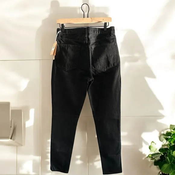 REFORMATION Melissa High &amp; Skinny Black Wash Denim Jeans in Size 29 Made in USA