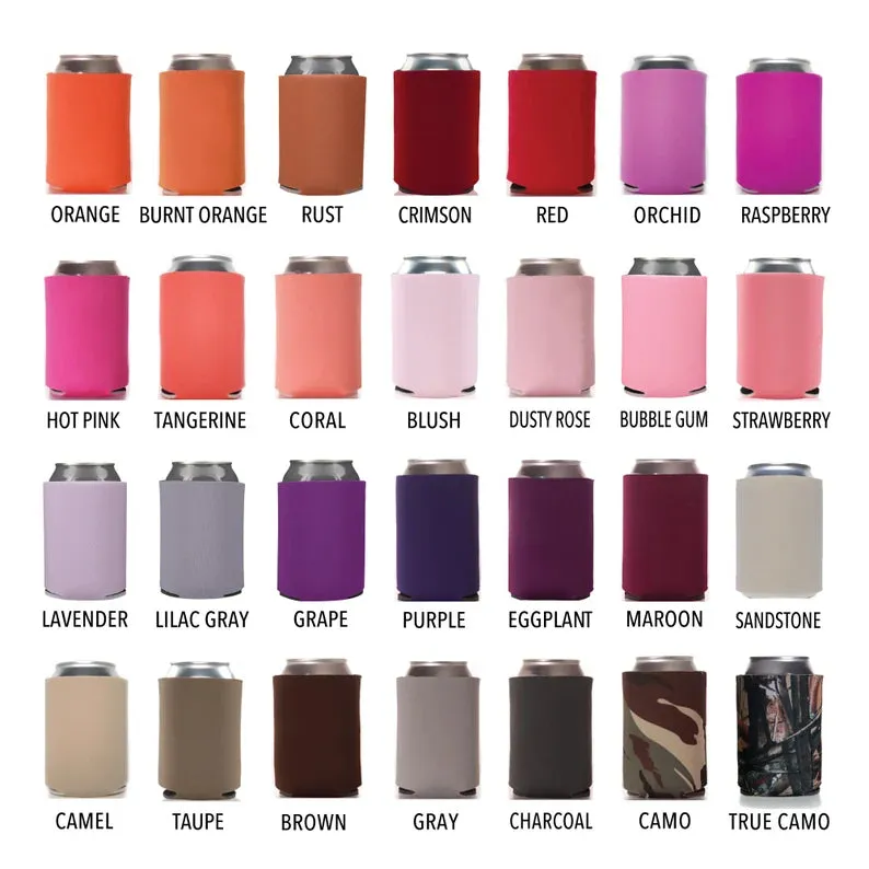 Regular & Slim Can Cooler Wedding Package #187RS - Custom Pet Illustration