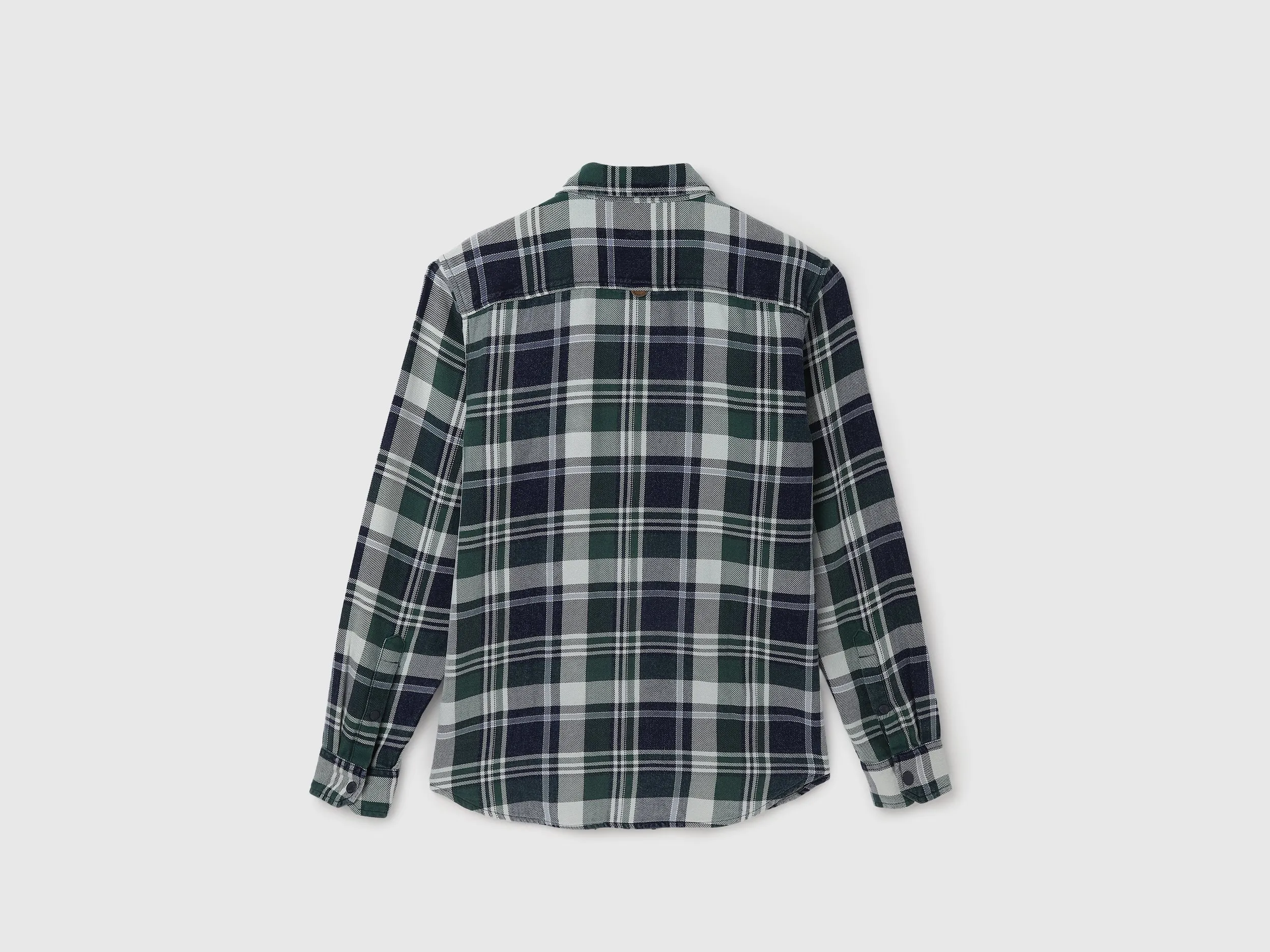 Regular Spread Collar Checkered Shirts