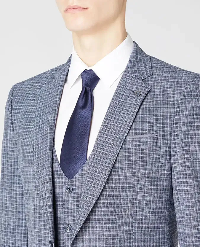 Remus Uomo Men's Palucci Blazer Jacket 12198/26 Navy/Grey