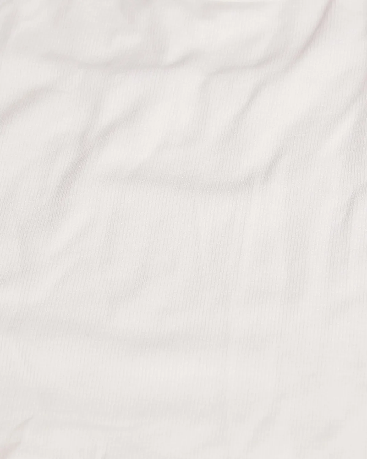 Rib Halter Tank | White