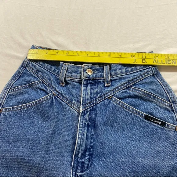 Rockies Boot Cut Jeans High Waist Bareback Made USA 28-7 Women’s Cowgirl Rodeo
